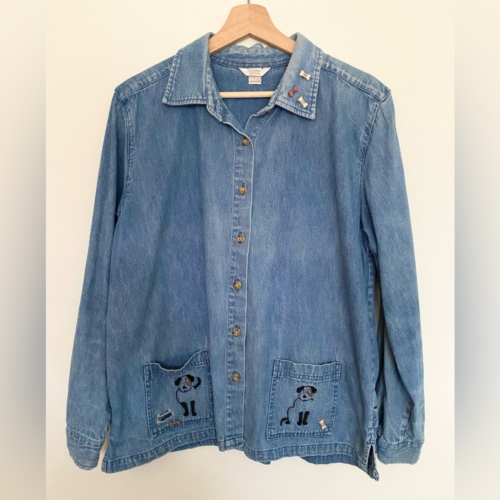 Vintage Denim “Spot” Button Up